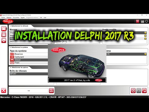 Installation DELPHI 2017 R3 DS150E diagnosis