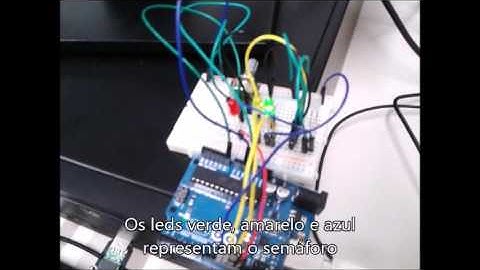 Semáforo Inteligente com sensores - trabalho final