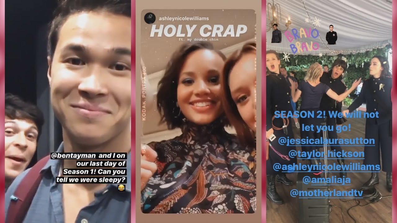 MOTHERLAND Fort Salem cast - random insta-stories (3)