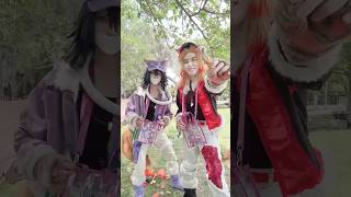 Rengoku &amp; Obanai Cosplay | ufotable Halloween 2025 🐺🎃🍁🍂