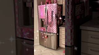 fridge makeover for my #hellokitty kitchen #diy