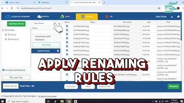 Dropbox File Renamer on Cloud