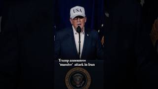 Trump announces military attack in Iran