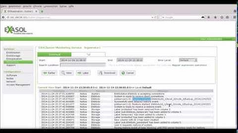 How to restore a database from a backup with EXASolution
