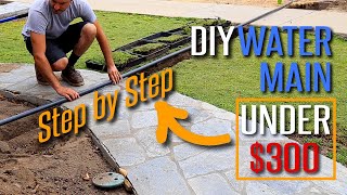 How to install a new water main line and shut off valve by Budget Plants 125,563 views 2 years ago 18 minutes