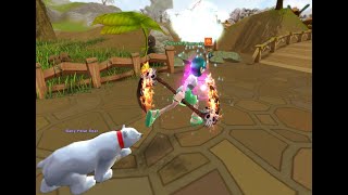 Flyff Universe Ringmaster 134 solo levelling at Mammoth | Facetank full damage fun.