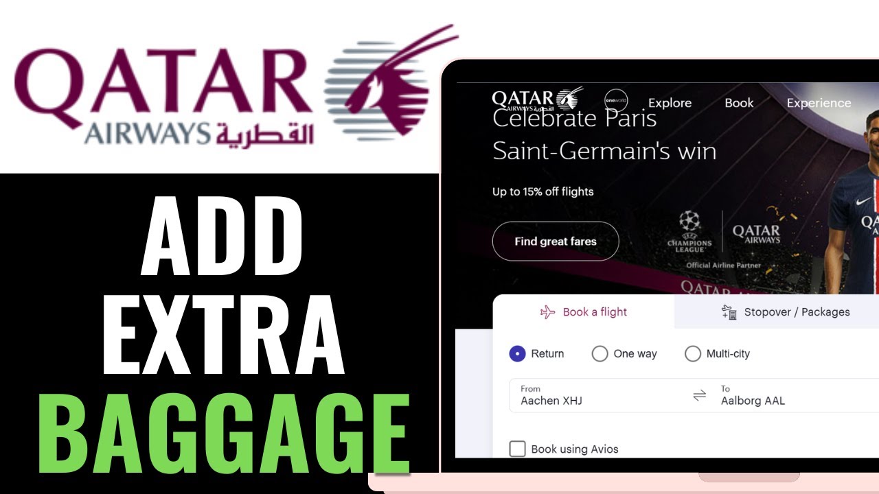 How to Add Extra Baggage Qatar Airways 2025 | Buy Extra Baggage Qatar