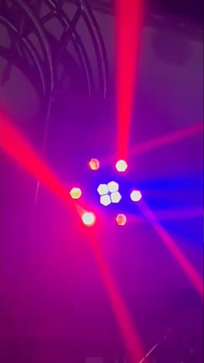 6 arms led bee eye moving head laser light