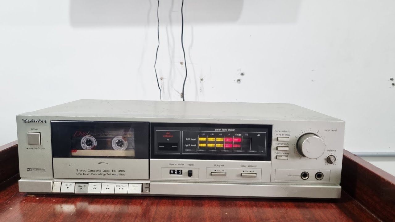 TECHNICS Vintage Stereo Cassette Deck RS-B105/For Sale/Infinity Audio/Contact 94433 70602 