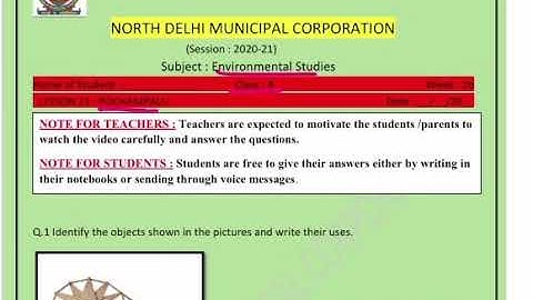 Class 4 EVS | Pochampalli | week 26 | FirstStep | worksheet Solution l 16.12.20