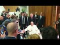 Lincontro dei vescovi italiani e dei referenti del cammino sinodale con papa francesco