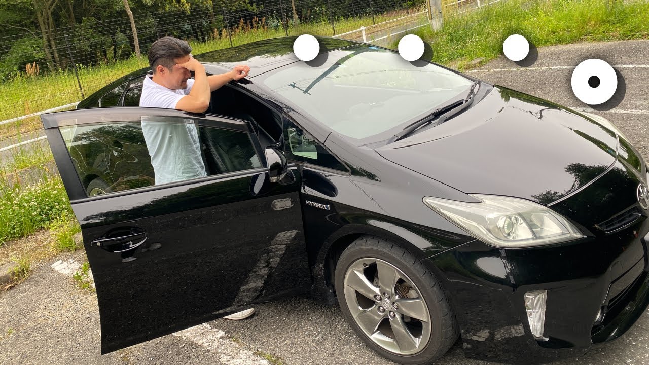 【プリウス】記念動画を撮ろうと思ったら・・・。