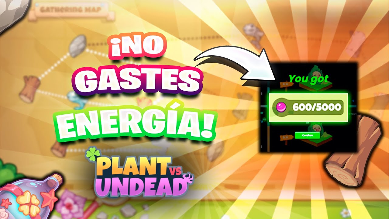 HAZ ESTO PARA NO GASTAR ENERGIA EN PVU!  Plant vs Undead