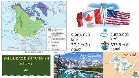 Giáo án powerpoint Bài 14: Đặc điểm tự nhiên Bắc Mỹ | GA điện tử Địa 7 Cánh diều