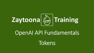 OpenAI API with Node.js: Lesson #12 (Tokens)