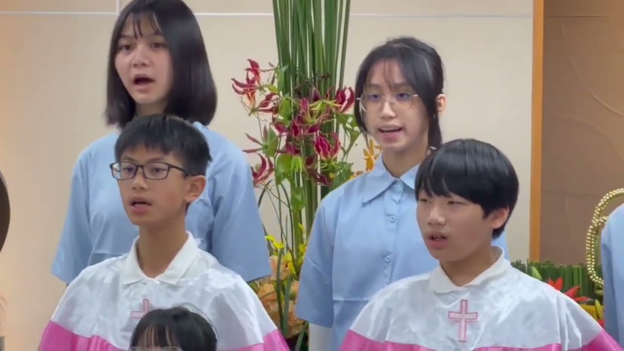 TJC  真教會 詩歌名：在神殿中 真耶穌教會 基隆教會60周年感恩特別聚會 兒童詩歌 獻詩 幼年班 2025年12月28日「上午」(日）基督教  天主教 詩歌