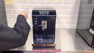 BTB-203 Coffee machine. How to make cappuccino.