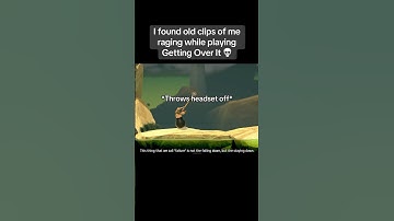 Getting over it is impossible #gaming #gettingoverit #rage #ragequit #gamer #gamerrage #gameplay