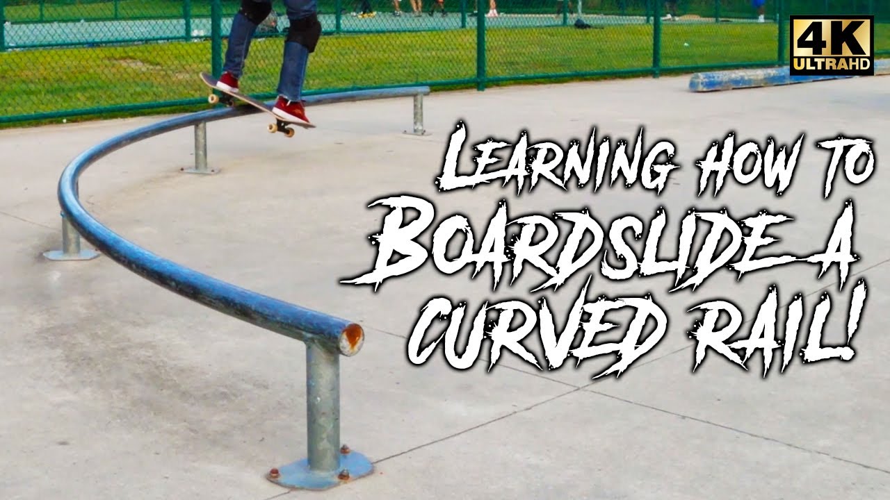 Classificatie Vervormen Dubbelzinnigheid Learning How To Boardslide a Curved Rail! - YouTube
