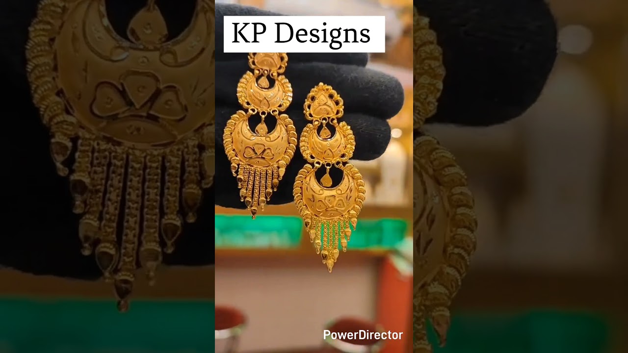 Gold earrings tops designs for daily use #earrings​ #shorts​ #viralshorts​ #ytshorts​ #shortsfeed​