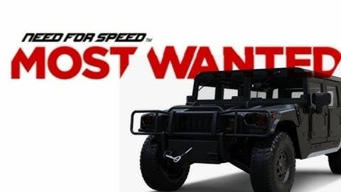 NEED FOR SPEED MOST WANTED - HUMMER H1 ALPHA (SUV) utility check