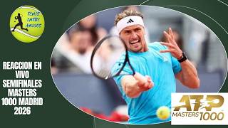 Zverev vs Blockx. Reacción Semifinales Masters 1000 Madrid 2026.