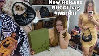 GUCCI GG Marmont Half Moon Shaped Mini Bag Unboxing