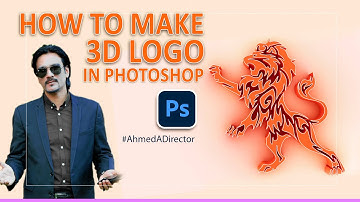 how to make 3d logo in photoshop - Ahmed Afridi