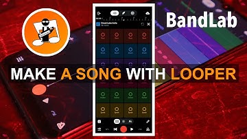 How to quickly create a song with the looper in Bandlab.