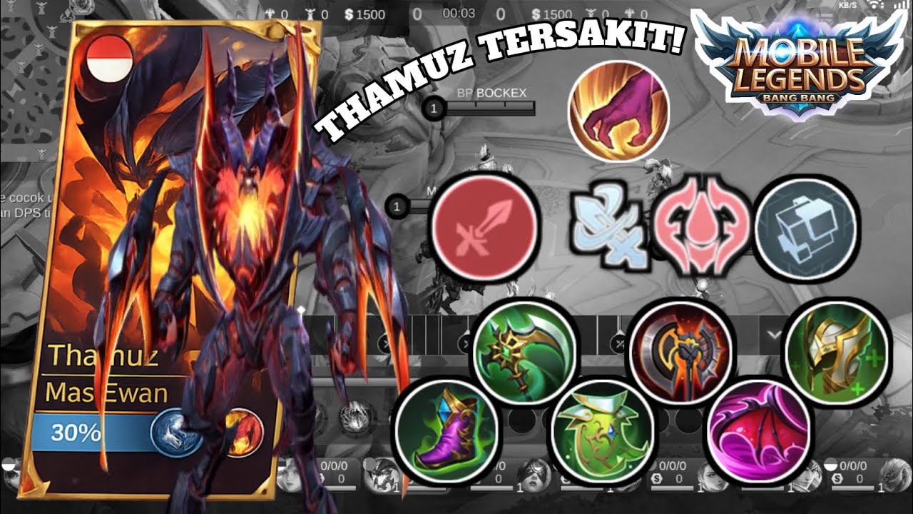 🔥 THAMUZ TERSAKIT SEASON 39 (2026) 😈🔥 DAMAGE BARBAR! AUTO SAVAGE | MLBB