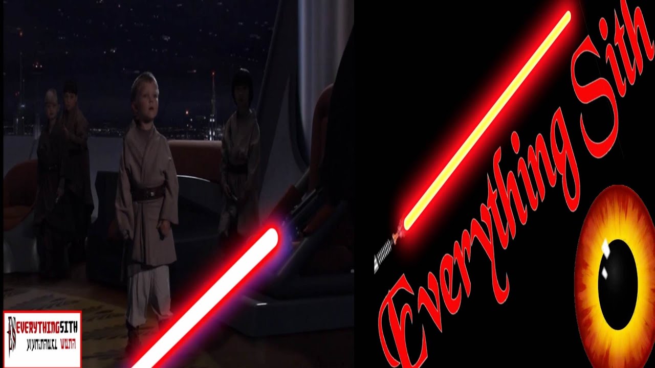 DARK(Anakin) using a RED LIGHTSABER YouTube