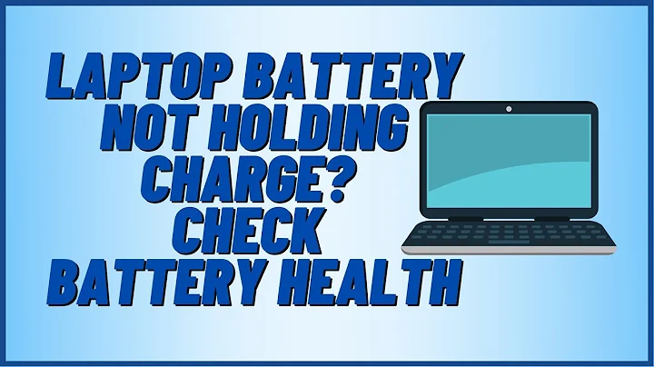 Laptop Battery Not Holding Charge? Check Battery Health