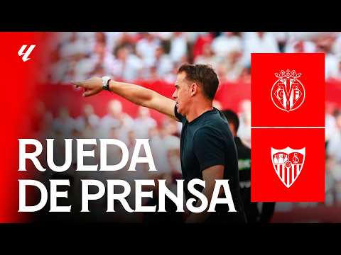 Rueda de prensa de Luis García Plaza en la previa del #VillarrealSevilla 📡 EN DIRECTO