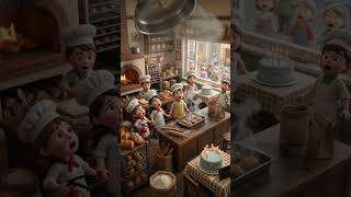 Giant Hand Saves Tiny Bakery From Fire! 😱🔥 #tiny  #tinyworld  #miniworld
