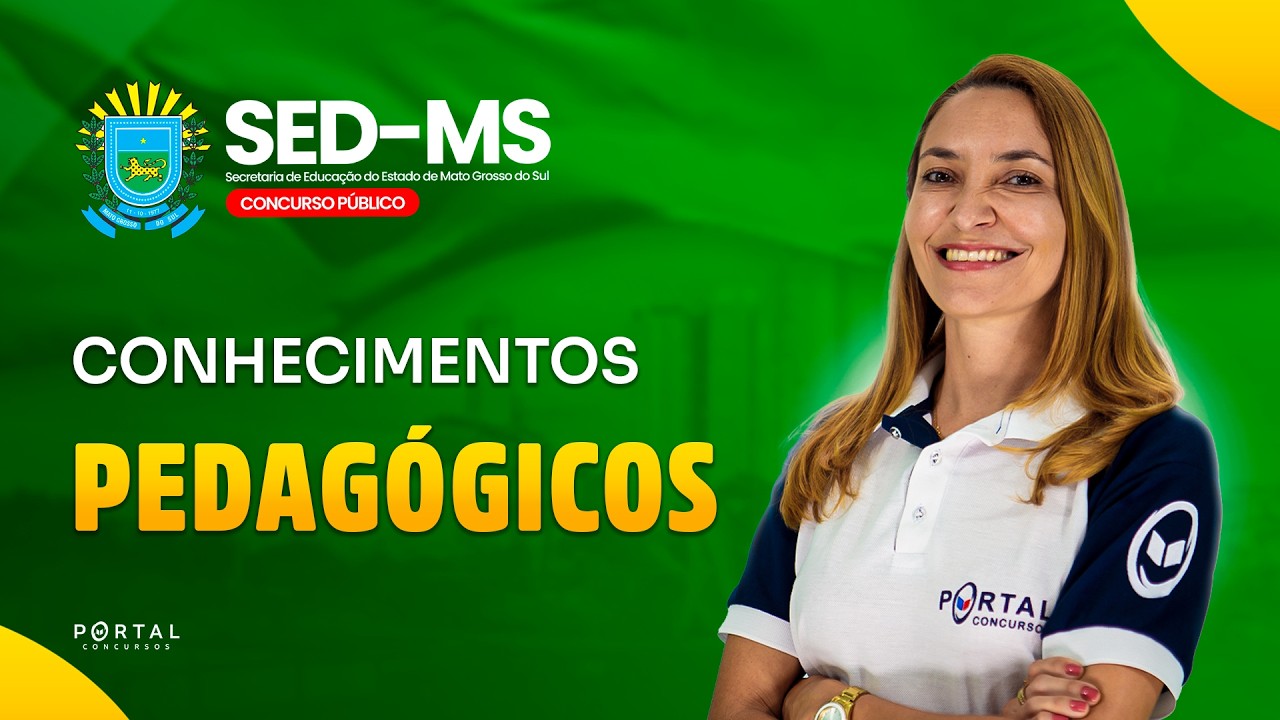 CONCURSO SED/MS: CONHECIMENTOS PEDAGÓGICOS | Com a Profª. Svetlana Ribeiro