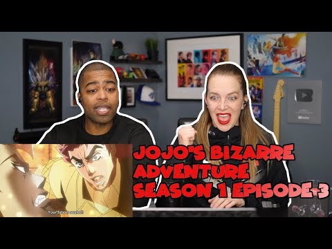 Jane and JV REACT - Jojo's Bizarre Adventure Season 1 Episode 3 - Is that the end of Dio?