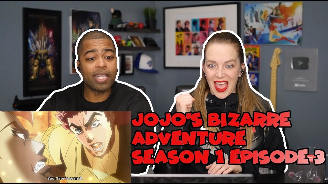 Jane and JV REACT - Jojo's Bizarre Adventure Season 1 Episode 3 - Is that the end of Dio?