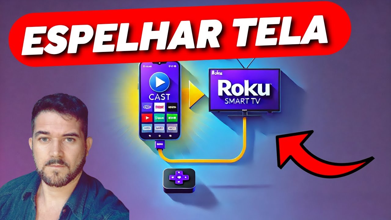 Como espelhar celular Morola e outros na Tv roku | 2025 - YouTube