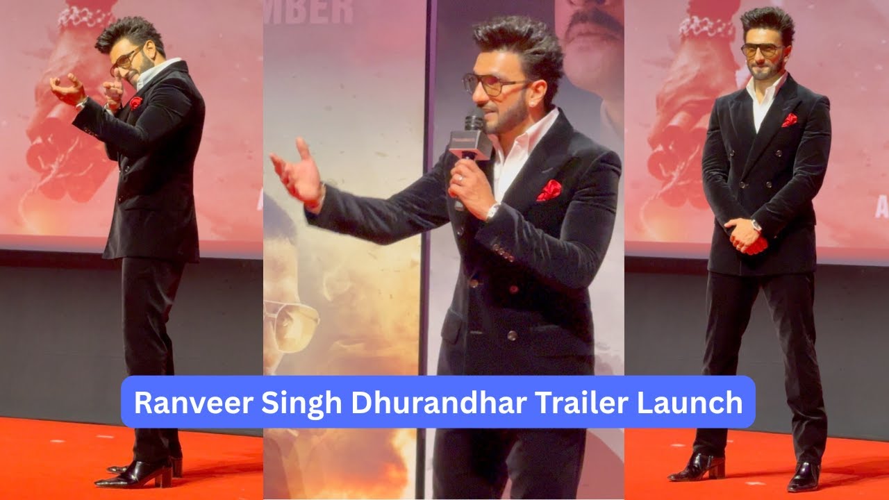Ranveer Singh High Energy High Drama Dhurandhar Trailer Launch 