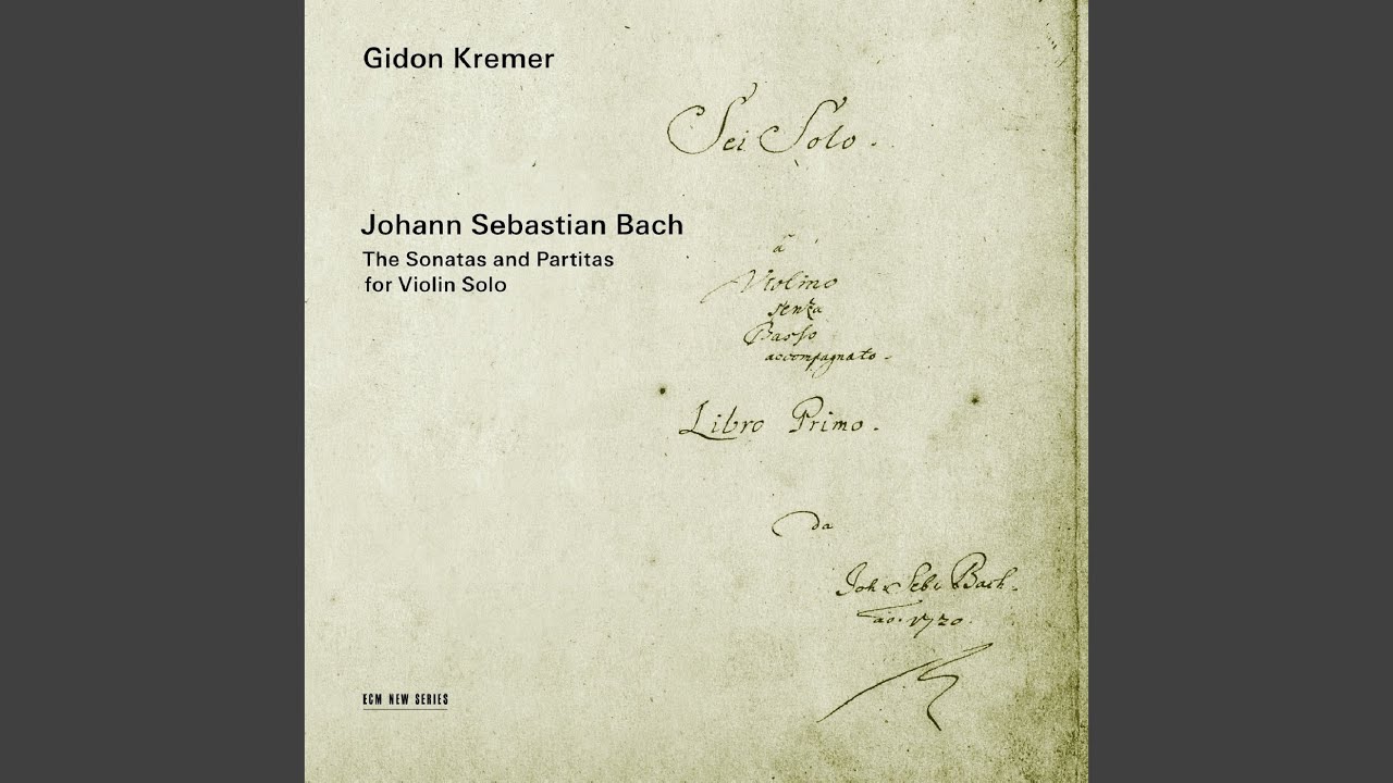 J.S. Bach: Sonata No. 3 for Solo Violin in C Major, BWV 1005: II. Fuga bekijken op YouTube