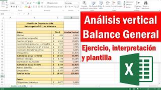 Análisis Vertical del ESTADO DE SITUACIÓN FINANCIERA en Excel y con interpretación by Felipe Delgado 1,810 views 2 weeks ago 9 minutes, 30 seconds