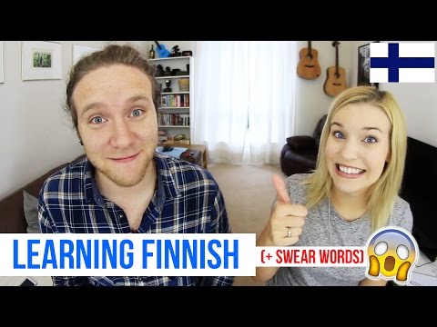 British Guy Learns FINNISH (Plus swear words!) | Dave Cad (with Cat Peterson)