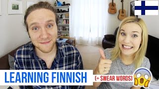 British Guy Learns FINNISH (Plus swear words!) | Dave Cad (with Cat Peterson)