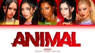 KATSEYE 'ANIMAL' (Color Coded Lyrics)