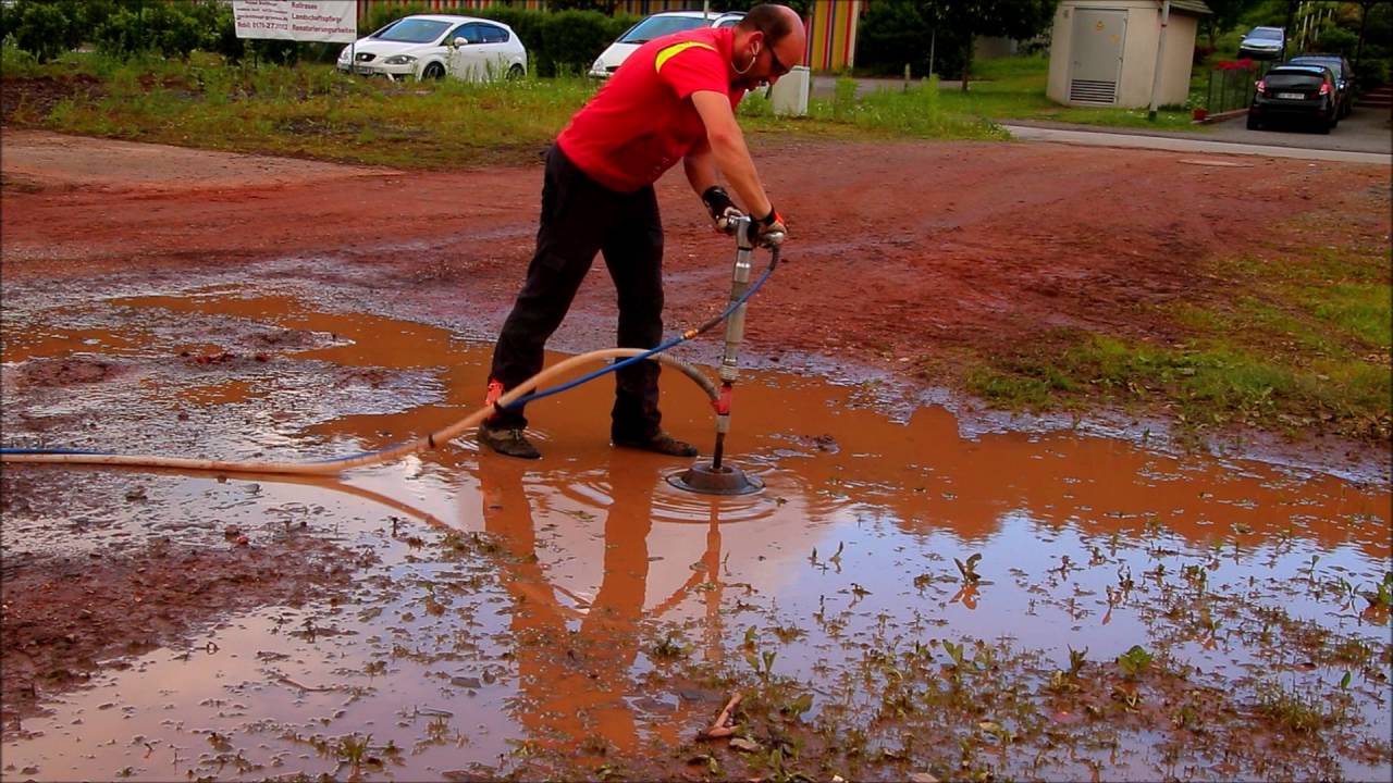 Bodenbeluftung Staunasse Terrafit Standortsanierung