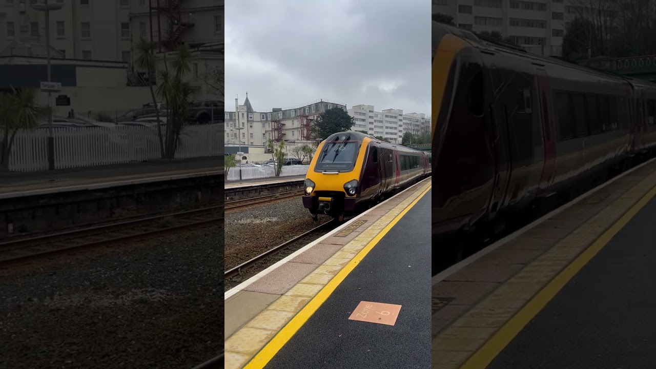 220019 arriving into Torquay Devon heading towards Manchester