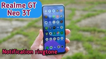 How To Change Notification Tone In Realme GT Neo 3T , Notification Ringtone Setting In Realme G