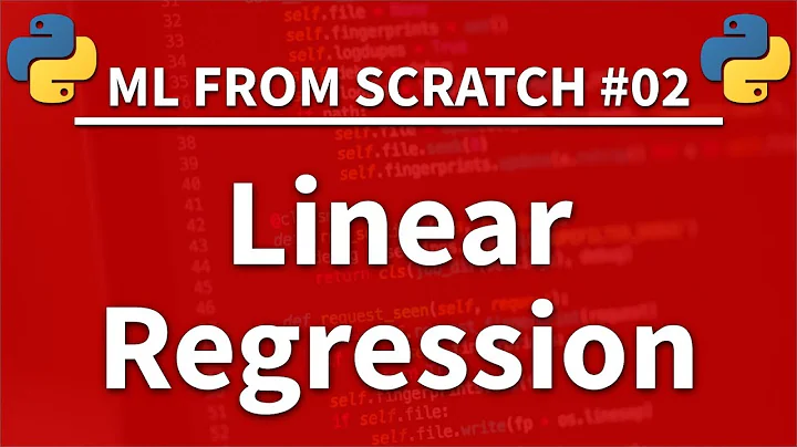 Linear Regression in Python - Machine Learning From Scratch 02 - Python Tutorial