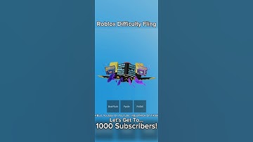 Roblox Difficulty Fling | #roblox #robloxanimation #capcut