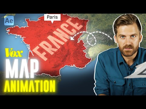 Make map animations like @Vox @johnnyharris @dhruvrathee | After Effects